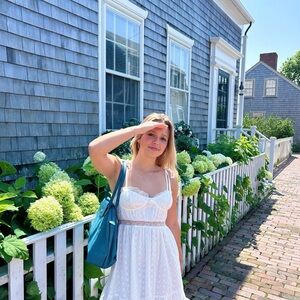 White Lace Dress From Nantucket Boutique